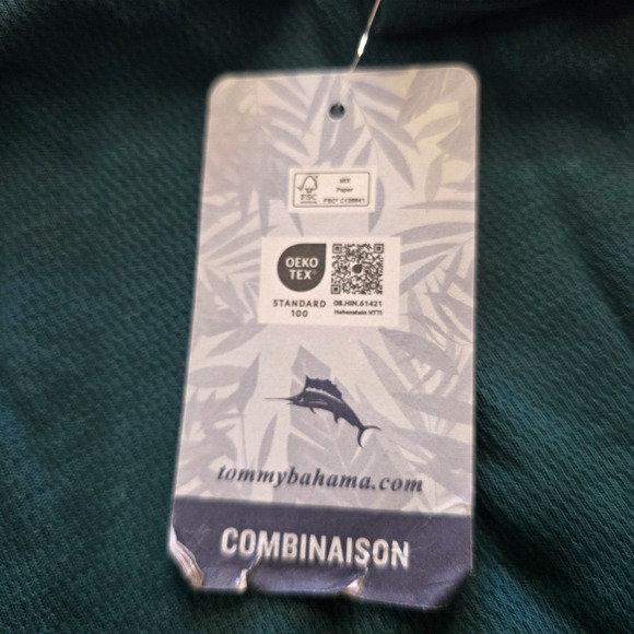 Tommy Bahama & Izod Shirts Boys 4 XS Green & Blue 1 Pullover & 1 Button Down NWT - Picture 6 of 15